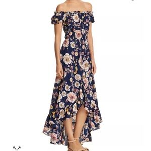Floral off the shoulder dress